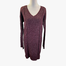 American Eagle Outfitters Knit V-Neck Sweater Dress Women’s S Grunge Boho 2010s