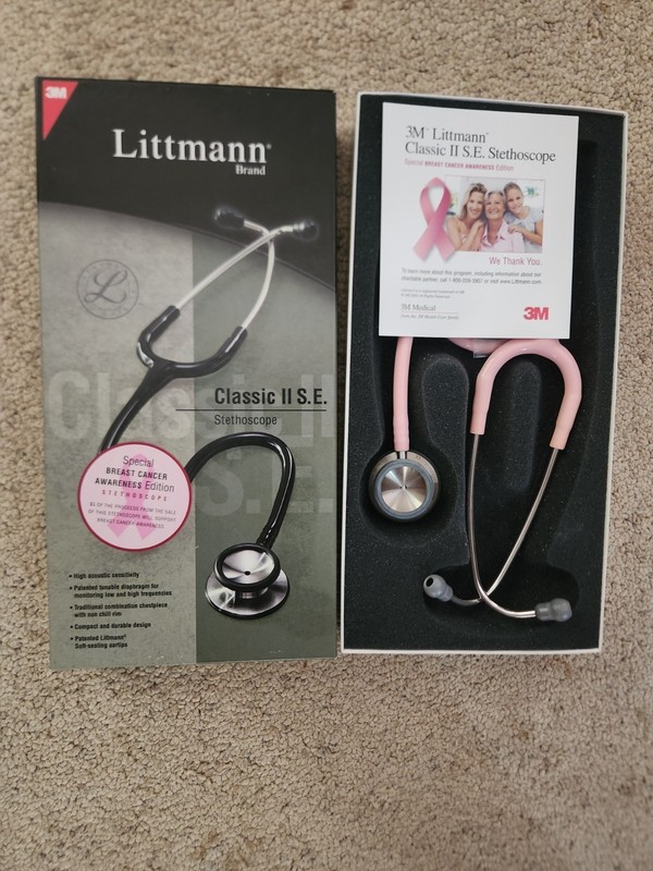 littmann Classic ii se breast cancer awareness stethoscope
