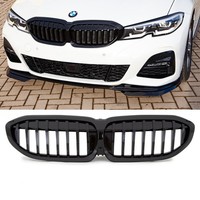 Set Performance KüHlergrill Schwarz Glanz Passt Auf BMW 3Er G20 G21 Sport +M