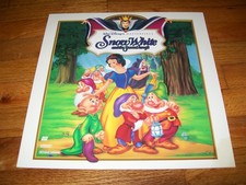 SNOW WHITE AND THE SEVEN DWARFS Laserdisc LD EXCELLENT CONDITION WALT DISNEY