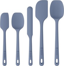 5 Pieces Silicone Spatula Set Food Grade Rubber Spatula Upgrade Strong Handle