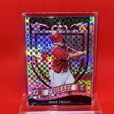 2021 Panini Chronicles - Crusade Mike Trout #19 Building Blocks Prizm