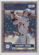 2011 Playoff Contenders Prospect Tickets Crystal Collection Brandon Nimmo 2s8