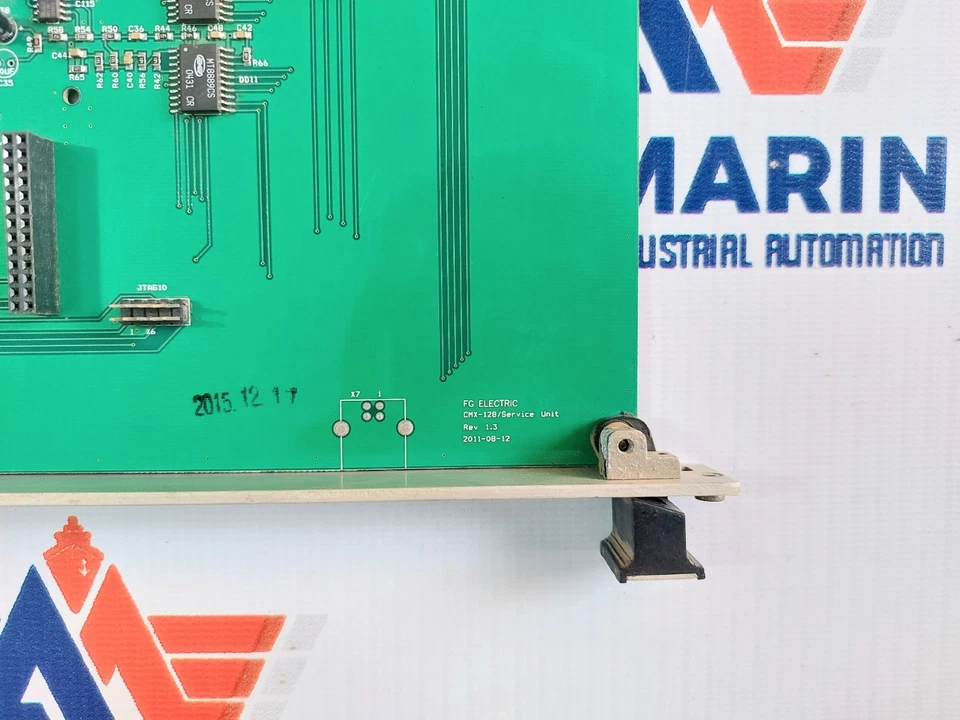 Fg Electric cmx-128/service Unit Pcb Card Rev 1.3 - Image 3 of 3