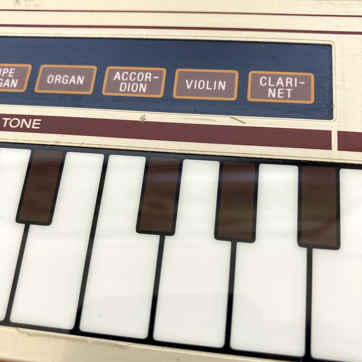 Casio PT-7 Synthesizer Ribbon Keyboard Tested Working Rare Black