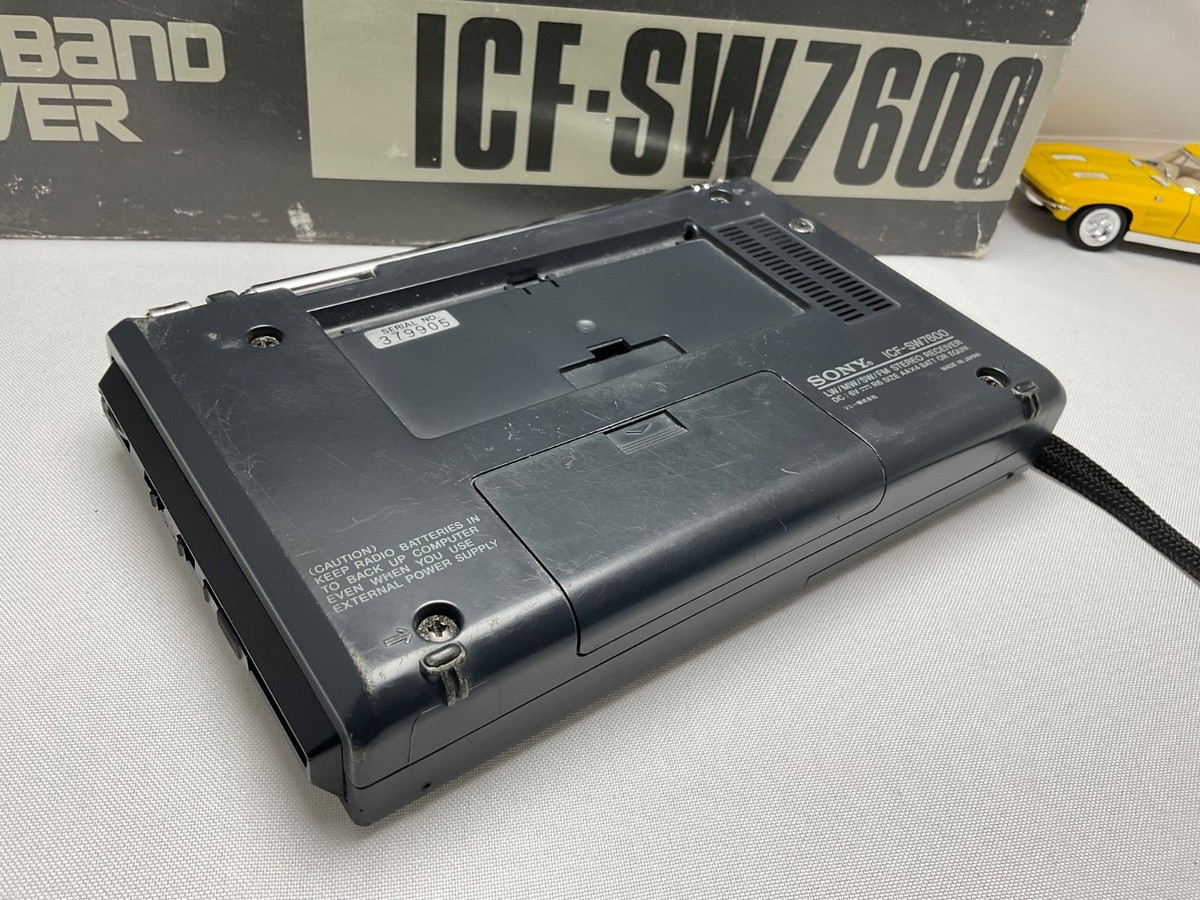 Sony Icf-sw7600 World Band Radio Receiver Am/fm Battery Powered