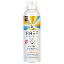 3X Bare Republic Sheer Zinc Oxide Sunscreen Spray SEE Exp: