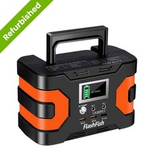Flashfish 150W 166Wh Portable Power Station Peak 200W Back-up Power Refurbished