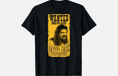 WWE Cactus Jack Wanted Black T-Shirt