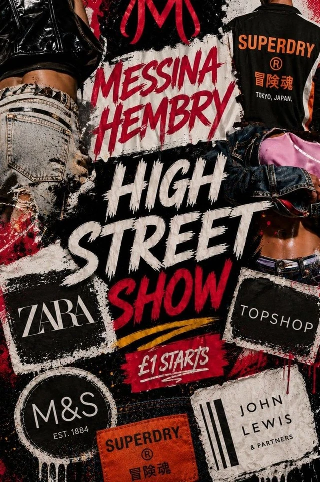 HIGH STREET SHOW 🔥 £1 STARTS 🔥 SUperdry, Zara, M&S, Top Shop & More!