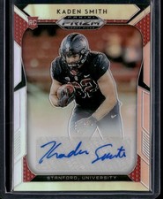 2019 Panini Prizm Draft Picks #218 Kaden Smith Draft Picks Prizms Silver Auto