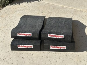 Race Ramps FlatStoppers 14 Inch 1500#s Max Per Ramp. 14” x 22” (Set Of 4)