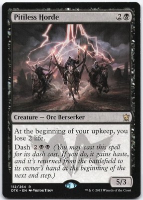 Pitiless Horde R Dragons of Tarkir 112 NM