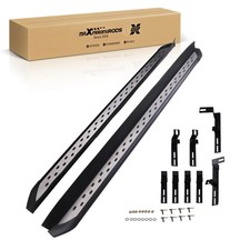 Running Board Side Step Pair For Toyota Highlander 2020-2023 Black Aluminum