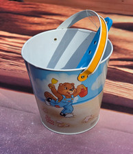RARE 1985 Ohio Art American Greetings Get Along Gang Beach Tin Pail Sand Bucket