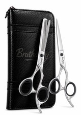Professional 7  Barber Shears Set Japanese Steel Hair Cutting Thinning Scissors