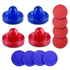 SereneLife Air Hockey Pushers and Puck Set Accessories for Game Tables