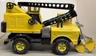 Vintage Mighty Tonka Mobile Crane Truck Pressed Steel Toy Clam Bucket