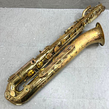 Yamaha YBS-61 Eb Baritone Saxophone Low A Key Gold Lacquer Hard Case