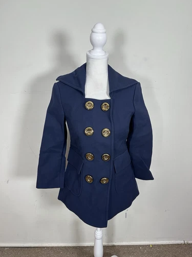 Giacca donna Michael Kors colore blu navy manica lunga taglia 0