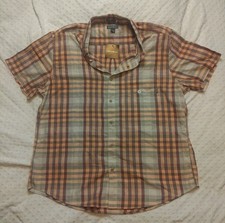 Eddie Bauer Men's Shirt Tidelands Button Down Classic Fit Tartan Plaid XL NWT