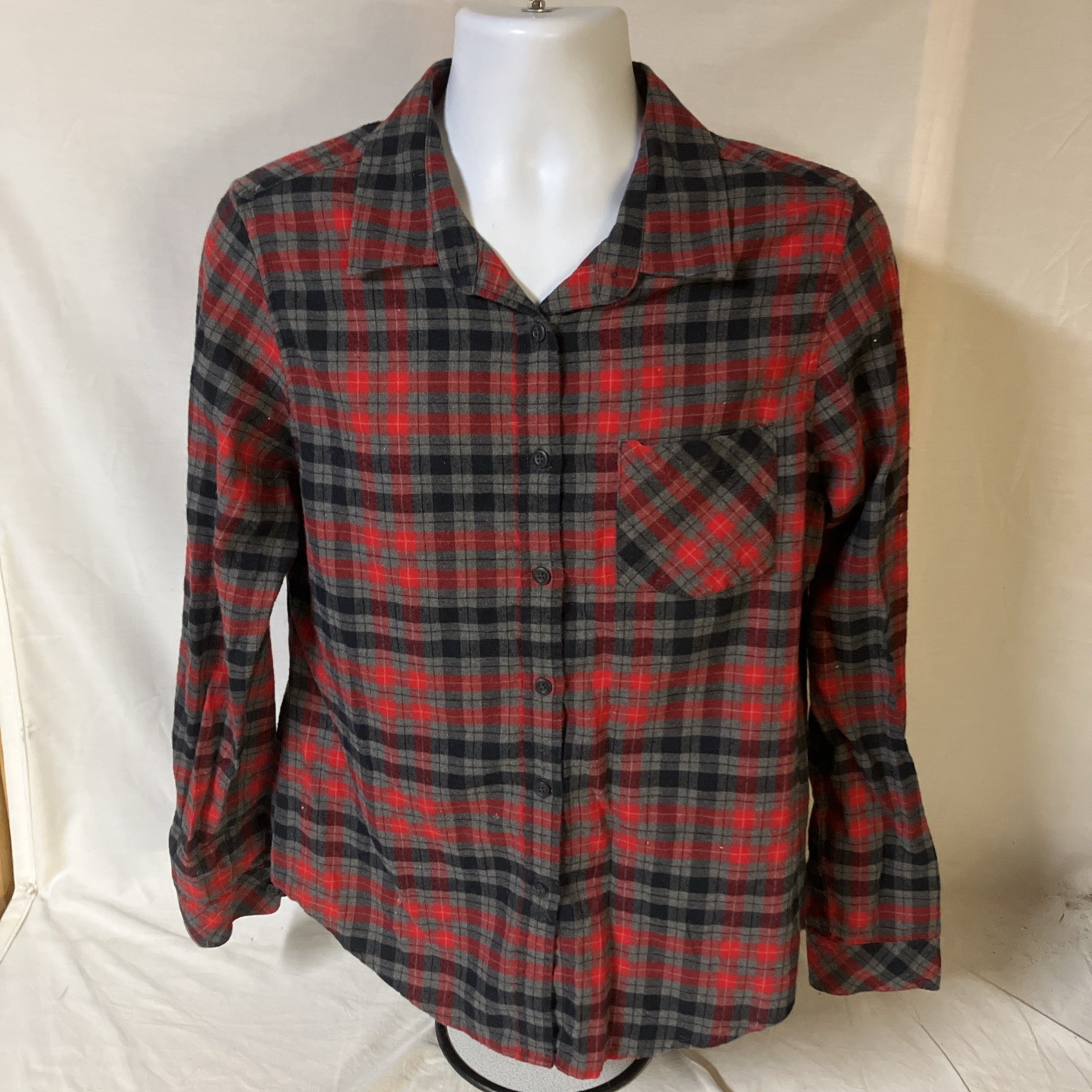Pendleton Womens Button Front Shirt Large 100% Co… - image 1