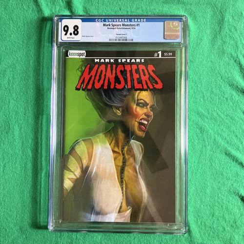 Mark Spears Monsters #1 CGC 9.8 Variant BRIDEZILLA Rare