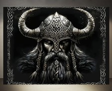 ODIN VIKING FLAG NORSE GOD PAGAN WALL HANGING WALL DECOR RUNES TAPESTRY GIFTS