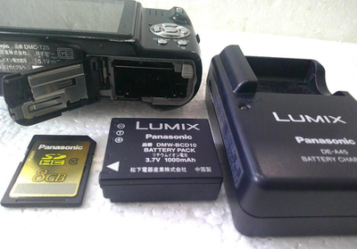 Panasonic LUMIX DMC-TZ5 Black 9.1 MP Compact Digital Camera Used