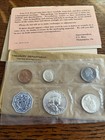 A PAIR OF 1962  US Mint Philadelphia 5 Coin Silver Proof Set  +COA — photo 2