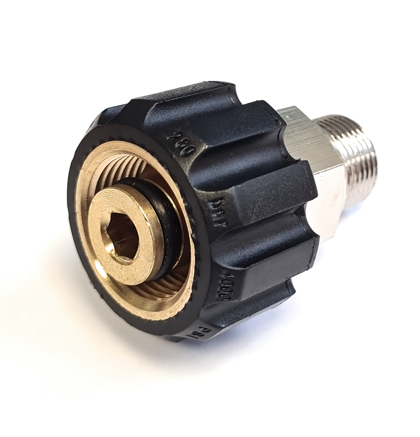 Adaptor 3/8"" BSP Male x M22 to Suit Various Pressure Washer including Karcher