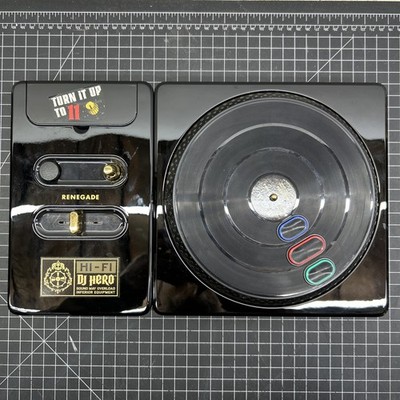 XBOX 360 DJ HERO RENEGADE TURNTABLE - Guitar Hero Ed. Activision, 2009. VG.