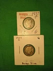 1897 & 1907-o Barber Dimes Lot of 2 90% Silver 10c