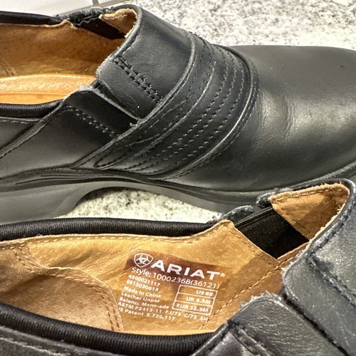 Ariat Women’s Shoes Steel Toe Clogs Safety Work Black Leather Size 8 B Composite - Picture 13 of 15