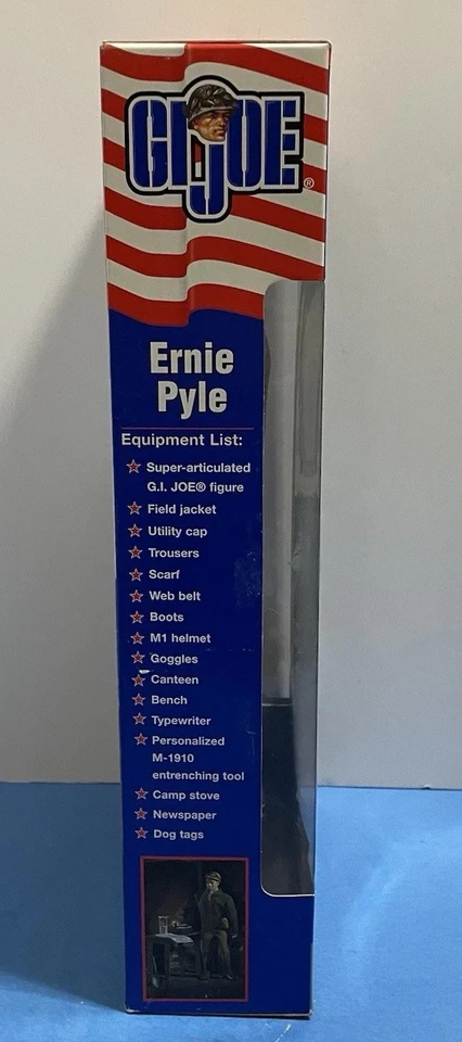 G.I. Figura de acción Joe D-Day Collection Ernie Pyle 12 pulgadas escala 1:6 Hasbro 2001 Foto 4 de 4