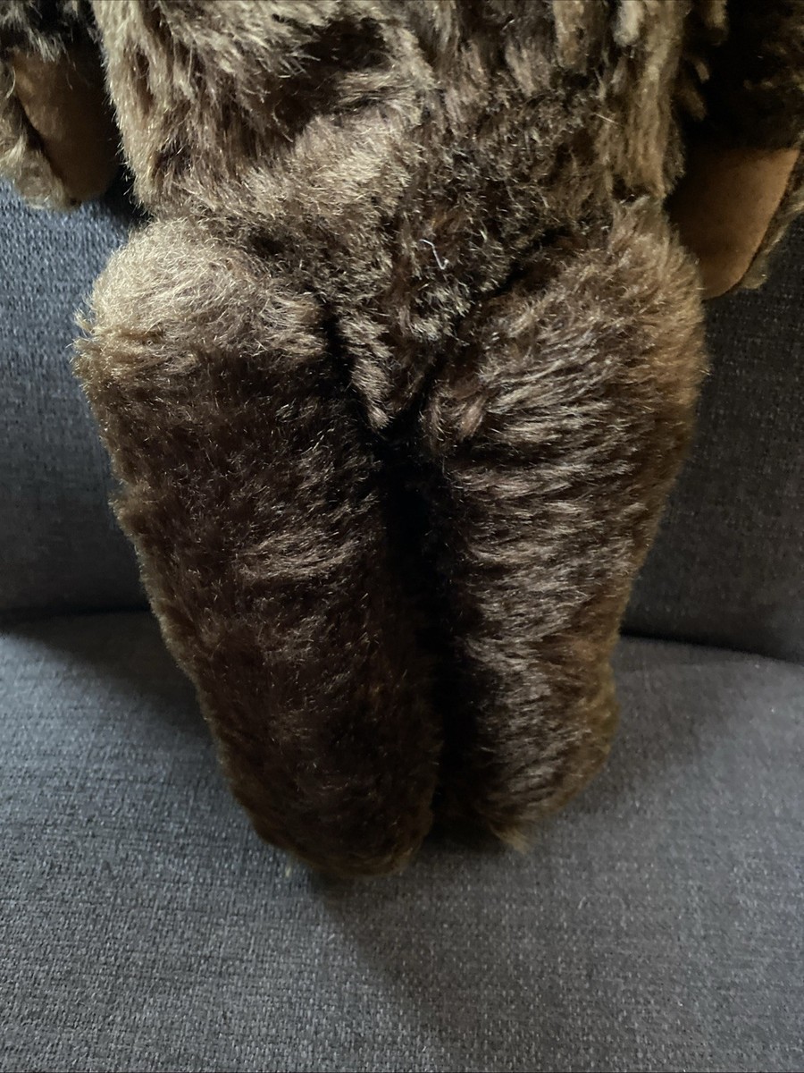 17” ANTIQUE 1930s KNICKERBOCKER METAL NOSE MOHAIR TEDDY BEAR | eBay