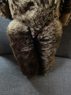 17” ANTIQUE 1930s KNICKERBOCKER METAL NOSE MOHAIR TEDDY BEAR | eBay