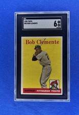 1958 Topps Bob Clemente #52 SGC 6
