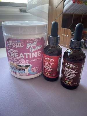 Clean Nutra Performance Trio Cayenne Pepper Creatine Berberine Wellness Support