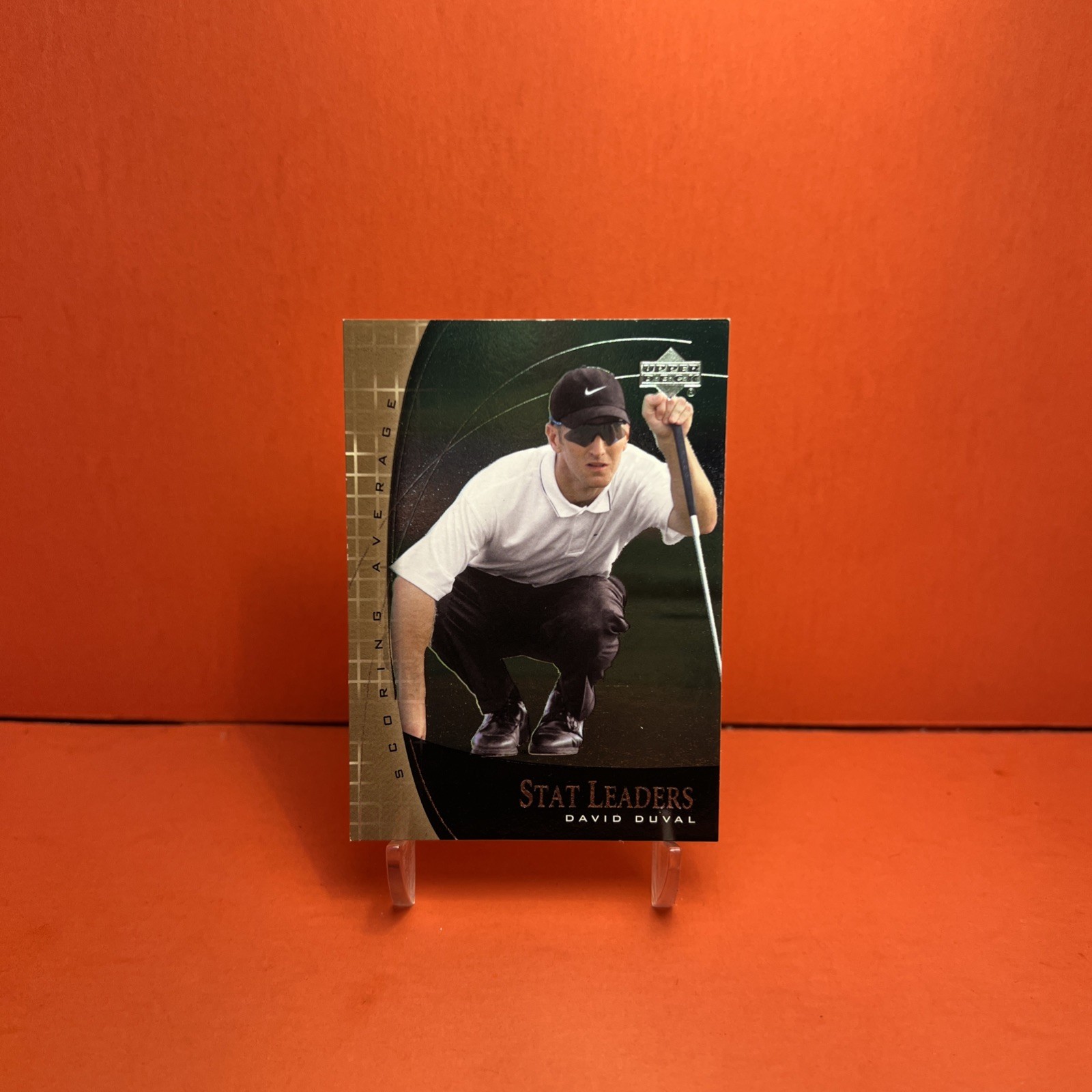 2001 Upper Deck Stat Leaders David Duval #SL12 Rookie RC NM🦄