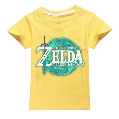 Short Sleeve The Legend of Zelda Kids T-shirt T-shirts Top Tears of the Kingdom
