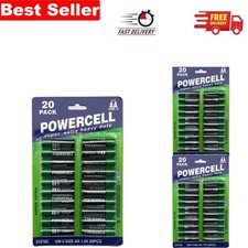20  AA Batteries with Zinc Carbon for Ultimate Electronics Performance 0.35 per battery