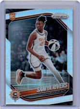 2025 Panini Prizm WNBA #131 Saniya Rivers Silver Prizms