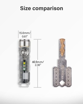Mua RovyVon Aurora A1 Keychain Flashlights, USB-C Rechargeable Max 650 High Lumens Super Bright With Edc Small Size 5 Mode Easy Use With Clipwate B083bwhcz8 - View #7