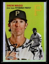 2023 Topps Chrome Platinum Anniversary #336 Drew Maggi Refractors Rookie card