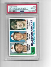 1982 Topps Baseball #21 Orioles Future Stars PSA-Ripken Rookie
