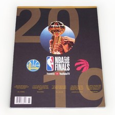 2019 NBA FINALS Official Program TORONTO RAPTORS vs GOLDEN STATE WARRIORS Rare