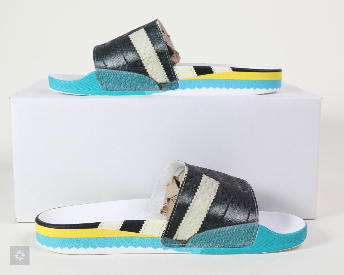 RAF SIMONS × adidas TORSION ADILETTE US8 adidas Raf Simons x Torsion Adilette Slides 'Trompe L'oeil