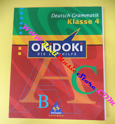book libro OKIDOKI DIE LERNHILFE Deutsch Grammatik 4 SCHROEDEL LERNIDEEN (RG15)
