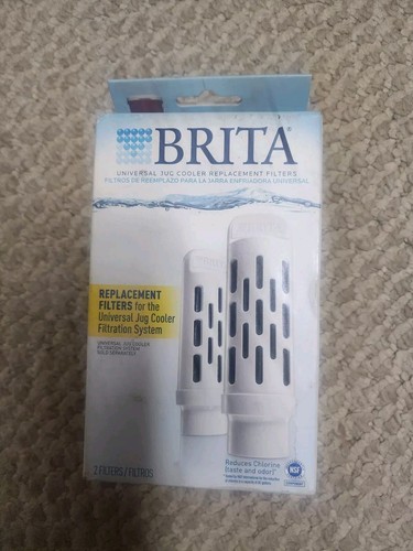 NEW 2 Pack Brita Universal Jug Cooler Replacement Filters JUGRPLB4 NIB 267D - Picture 1 of 2